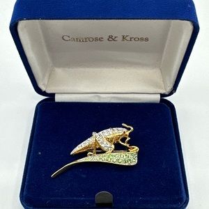 Camrose & Kross‎ JBK Jackie Kennedy Grasshopper Brooch/Pin #506